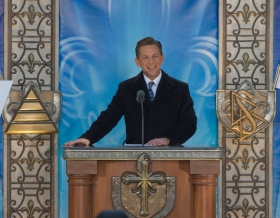 Mr. David Miscavige, Chairman of the Board of Religious Technology Center and ecclesiastical leader of the Scientology religion, dedicated the new Church of Scientology of Québec/Eglise de Scientologie de&nbsp;Québec.