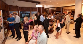 Following the dedication ceremony, thousands toured the Public Information Center of the new Church of Scientology of Pasadena.