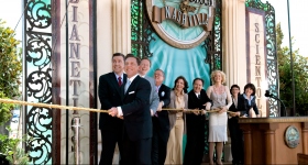 Mr. Miscavige led the ribbon cutting ceremony, joined by Church executives and special guests, to officially open the doors of the Nashville Church of Scientology and Celebrity Centre to&nbsp;all.